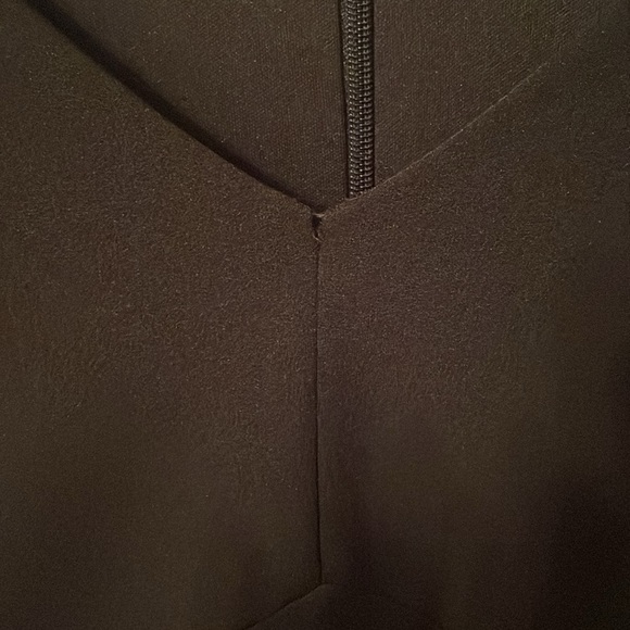 Eliza J NWT Size 8 Black Dress Ruffle Sleeves - Picture 5 of 8